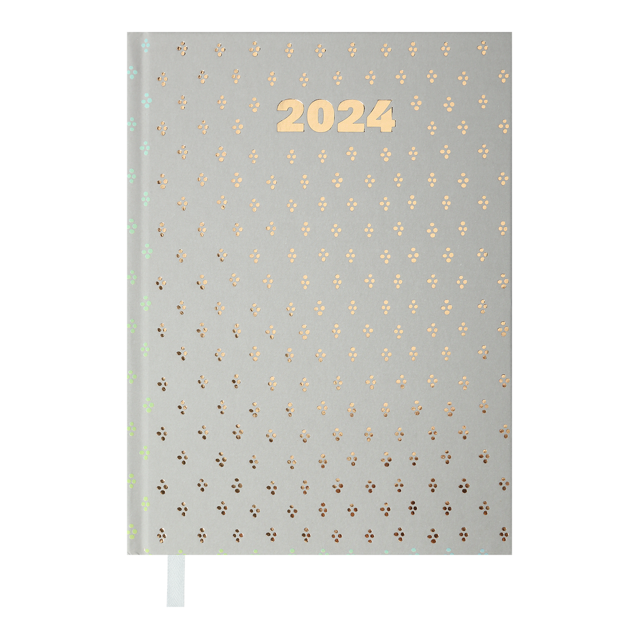 Щоденник датований 2024 (A5, 336 стор, сірий) BUROMAX MODERNA BM.2172-09