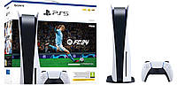 Стаціонарна ігрова приставка Sony PlayStation 5(з дисководом) + гра EA SPORTS FC 24 (ключ активації)
