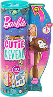 Barbie Кукла Барби Cutie Reveal Doll with Monkey HKR01