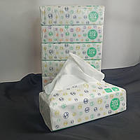 Салфетки бумажные 300 плюс 50 шт, Horoso, в мягкой упаковке, салфетка 20х20см, трехслойная