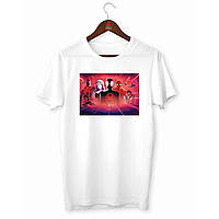 Футболка біла з принтом "Людина павук Павутина Всесвіту Spider Man" Push IT