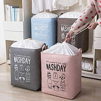Кошик для білизни Washday, 37х35х25см, фото 3