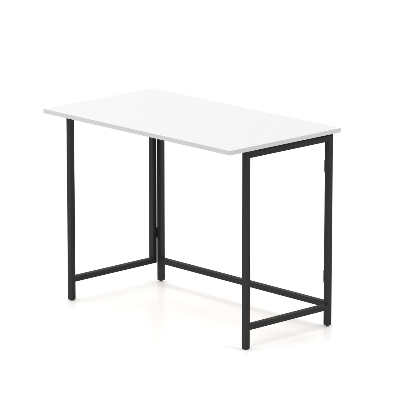 Стіл білий письмовий розкладний для невеликого приміщення, фото 1