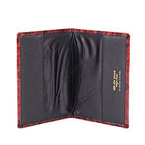 Обкладинка для паспорта de sse LC14002-T702 Червона, фото 4