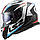 LS2 FF800 Storm 2 Racer Red Blue, XS Мотошолом інтеграл з окулярами, фото 3