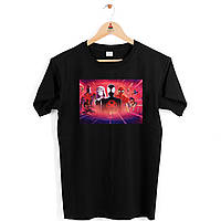 Футболка чорна з принтом "Людина павук Павутина Всесвіту Spider Man" Push IT