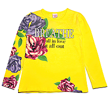 Реглан підлітковий "Квіти по рукаву" (від 5 до 8 років) арт.468976039