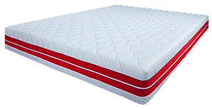 Делемон 200х200х26, Латекс, Memory, Кокос, до 140 кг, Зима/Літо, безпружинний ортопедичний матрац