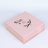 Серветка Різдвяна Паперова "Merry Christmas" 40*40 см - 10 шт Декоративна Серветка з новорічною тематикою, фото 5