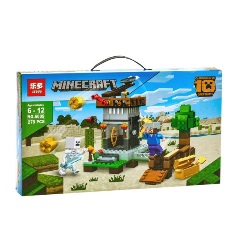 Дитячий Лего конструктор Вежа Minecraft 6009