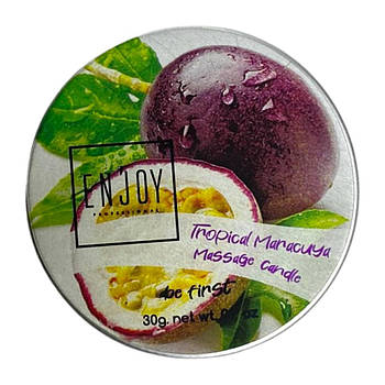 Масажна свічка Enjoy Professional Tropical Maracuya Тропічна маракуйя 30 грам