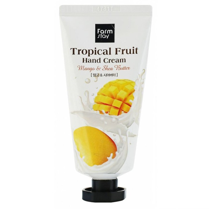 Крем для рук з манго і олією ши FarmStay Tropical Fruit Hand Cream Mango & Shea Butter 50 мл