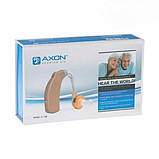 Слуховий апарат Axon C-108 завушний акумуляторний з зарядним пристроєм, фото 3