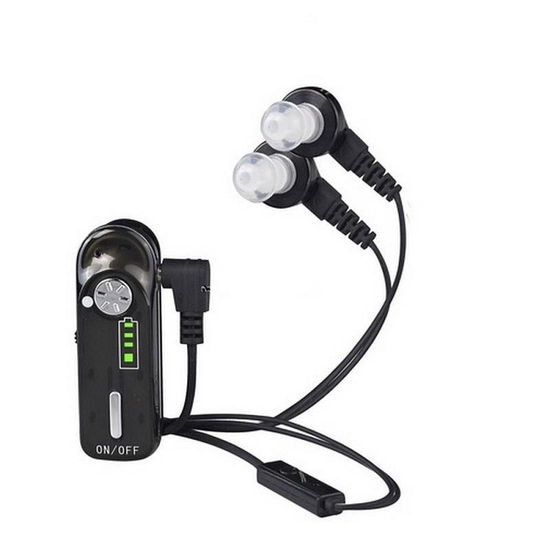 Слуховий апарат Axon C-06 кишеньковий акумуляторний з подвійним навушником, фото 1