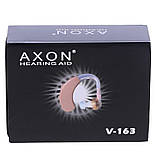 Слуховий апарат Axon V-163 завушний, фото 5