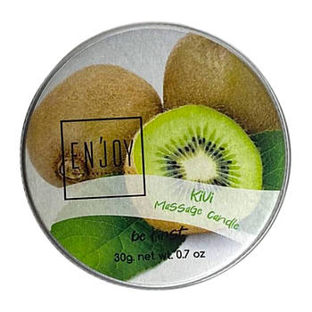 Масажна свічка Enjoy Professional Kiwi Ківі 30 грам