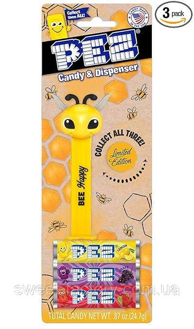 PEZ Bee Happy Щаслива Бджола 3s 24g