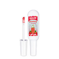 Бальзам для губ увлажняющий Quiz Cosmetics Lolly Pop Strawberry Shake