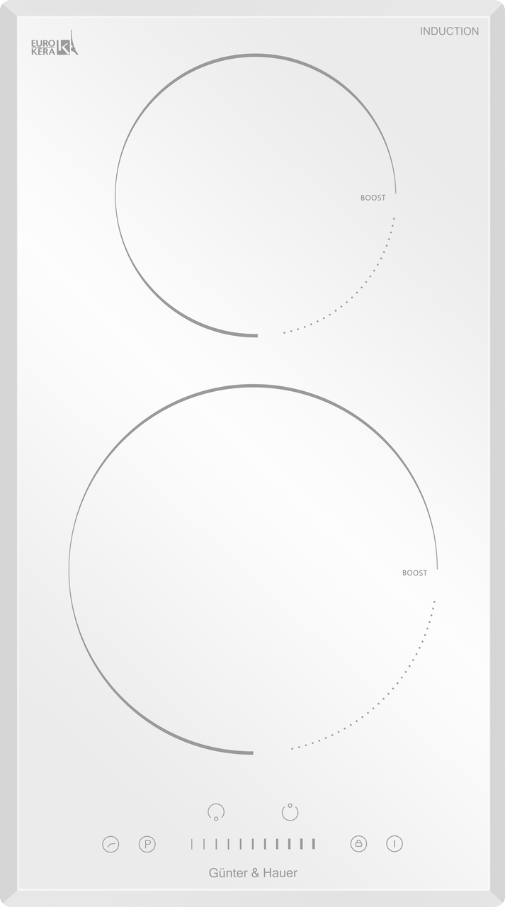 Варильна поверхня індукційна Gunter&Hauer ID 33 W Domino 30 см