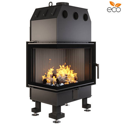 Камінна топка кутова SAVEN Energy 65х50х47L Black (14,5 kW) ECO, фото 1