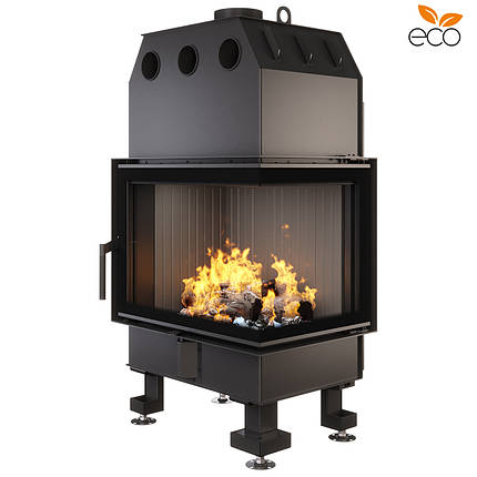 Камінна топка кутова SAVEN Energy 65х50х47R Black (14,5 kW) ECO, фото 1