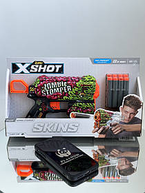 Дитячий швидкострільний бластер X-Shot Skins Flux Zombie Stomper дитяча зброя