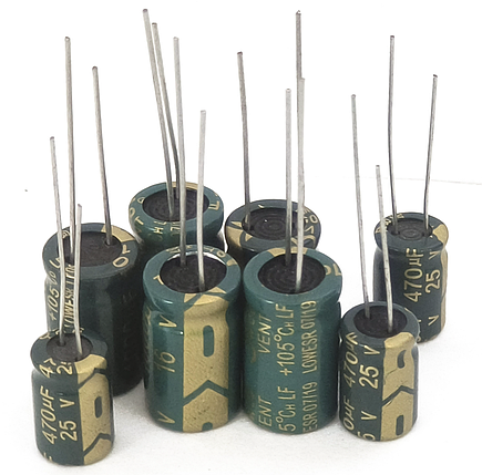 Конденсатор CD110 2200 мкФ 16В 10x20 105 °C 4000 годин, Low ESR з низьким імпедансом, фото 1