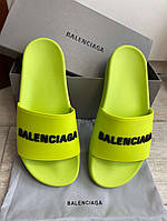 Шлепанцы Balenciaga Pool Slide In Lime