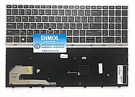 Оригинальная клавиатура HP EliteBook 850 G5, 850 G6, 755 G5, 755 G6, Zbook 15U G5, 15U G6 series, black, rus