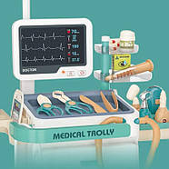 Ігровий Набір доктора Рентген-кабінет (26 аксесуарів, підсвічування, звук) 660-89, фото 5