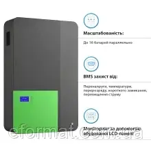 Акумуляторна батарея Sunjetpower 51.2v 200AH 10.24kwh lifepo4