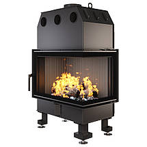 Камінна топка кутова SAVEN Energy 75х50х47R Black (15,1 kW) ECO, фото 4