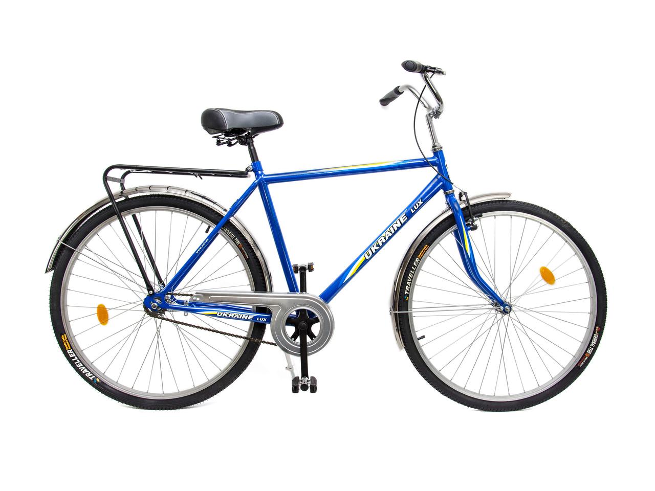 Велосипед ХВЗ 28″ LUX64CZ Cталь синій