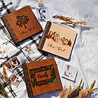 Крафтбук "ПАРА" 23x23 із темною обкладинкою та бежевими сторінками, фото 8