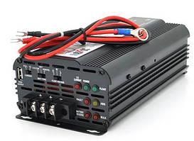 Зарядний пристрій акумулятора 24V, 6A-12A, Mervesan, клемні дроти