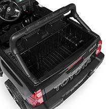 Електромобіль джип Toyota (пульт 2,4G, 4 мотори 35W, 1акум12V14Ah, EVA, SD) Bambi M 4919EBLRS-2 Чорний, фото 5