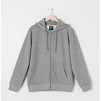 Чоловіча однотонна кофта кардиган на флісі Sinsay р.XS