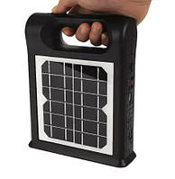 Портативный светильник аккумуляторный с солнечной панелью Cclamp CL-12 + фонарь + Power Bank