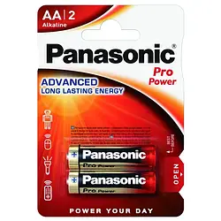 Батарейка Panasonic Pro Power Alkaline АА, блістер (2шт)