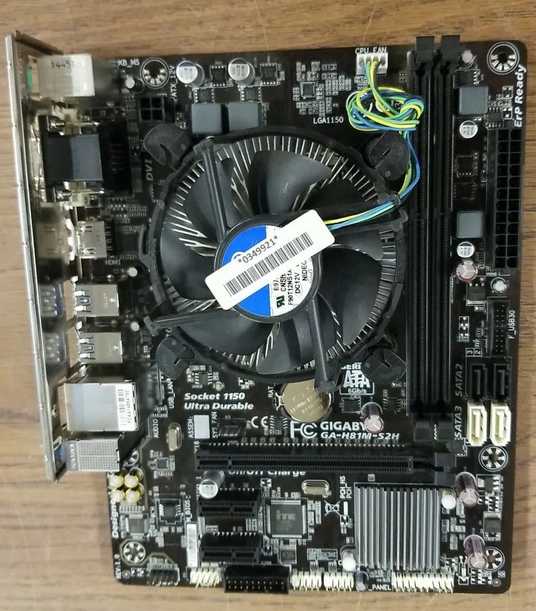 ДУЖЕ ПОТУЖНИЙ Комплект 4 ЯДРА s1150 - INTEL CORE i5-4790 ( 4 ЯДРА / 8 ПОТОКІВ, по 3,6-4.0 GHZ)+ Плата GIGABYTE