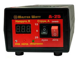 Зарядний пристрій акумулятора 25A, 12 V, 30/300Ah, 25A, 14.7;15.4V MF, WET, AGM, CA-CA