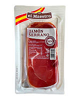 Хамон Серрано нарезка el Maestro Jamon Serrano,100 г (8436543753905)