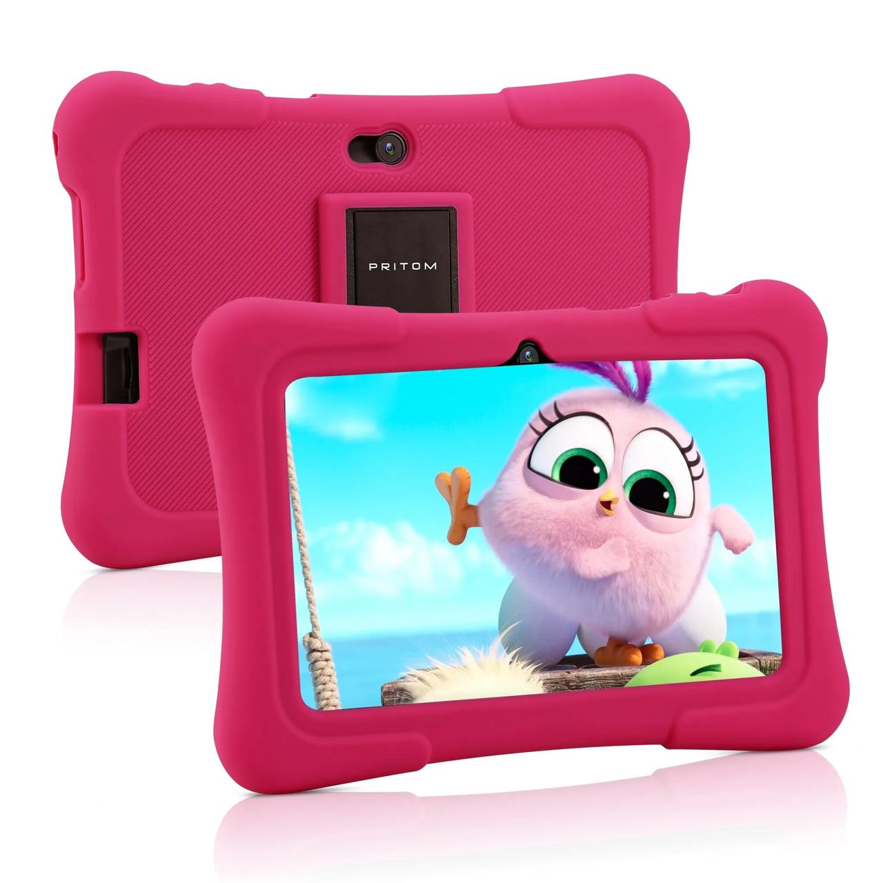 Планшет Pritom K7 Kids Android 10 32Gb Wi-Fi/Bluetooth (Pink) - фото 1 - id-p1978201435