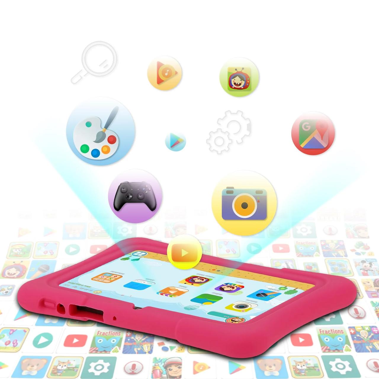 Планшет Pritom K7 Kids Android 10 32Gb Wi-Fi/Bluetooth (Pink) - фото 3 - id-p1978201435