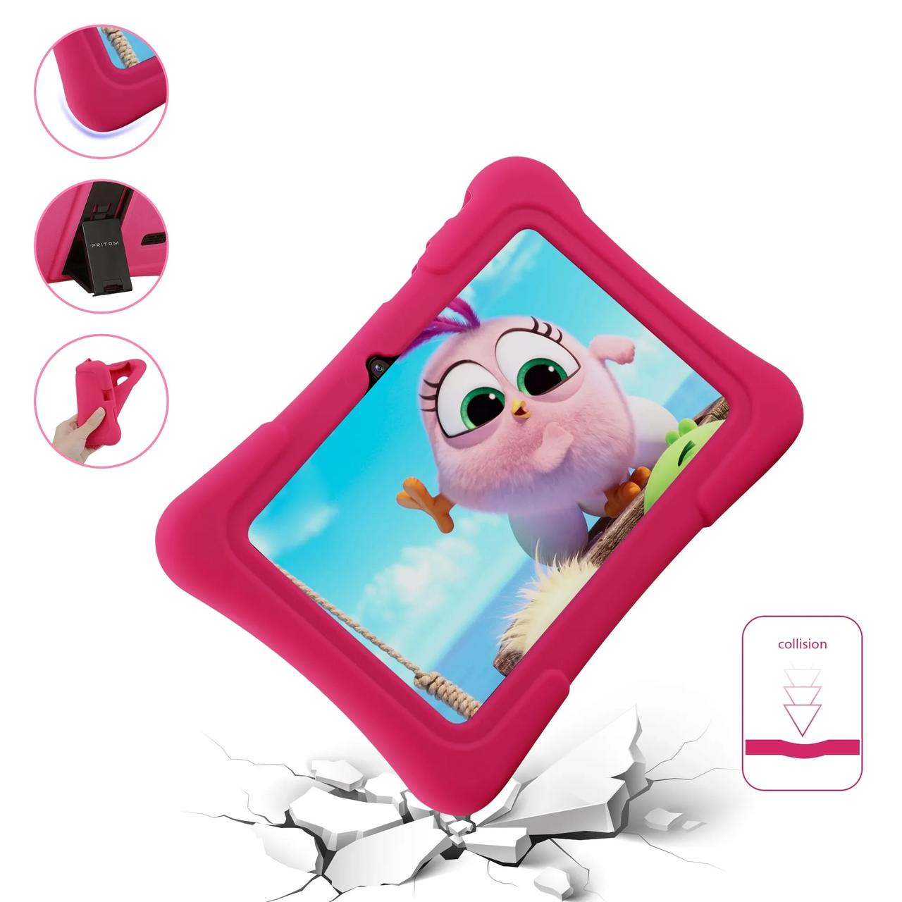 Планшет Pritom K7 Kids Android 10 32Gb Wi-Fi/Bluetooth (Pink) - фото 5 - id-p1978201435