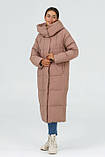 Пальто пуховик зимове жіноче SNOW OWL 23522-1 розмір S-2XL, фото 3