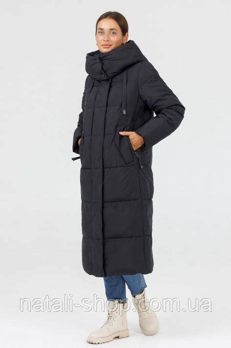 Пальто пуховик зимове жіноче SNOW OWL 23522-1 розмір S, M, XL