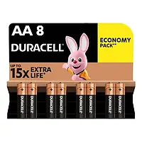 Батарейка Duracell MN1500 LR06 АА, 8 шт