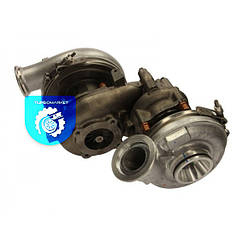 Турбіна, трубокомпресор MAN Truck Bi-Turbo, бі турбо 4.6D BorgWarner R2S 11509880012 + 12649880072