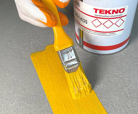 Фарба для дорожньої розмітки Teknobond 960 жовта/Текнобонд 960 уп.25 кг жовта, фото 1